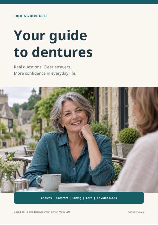 The Cotswold Denture Guide front cover